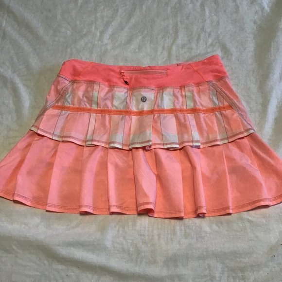 LULULEMON Pace Setter Running Skirt Size 6 Tall - Picture 4 of 12